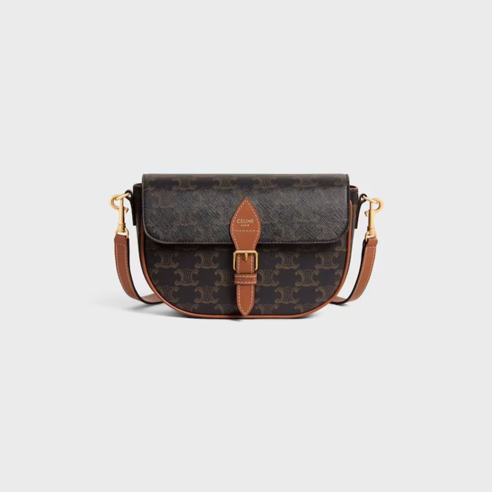 Celine Elegant Brown Crossbody Bag